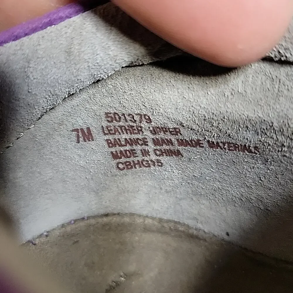 Bionica Purple Leather Wedge Clogs Womens Size 7 - Picture 11 of 13